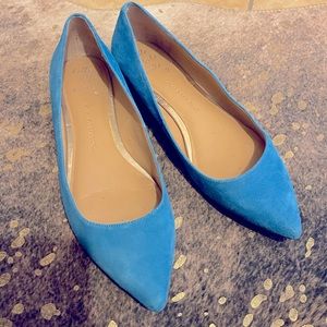 Bright Blue 💙 Banana Republic Pointed Flats 🥿